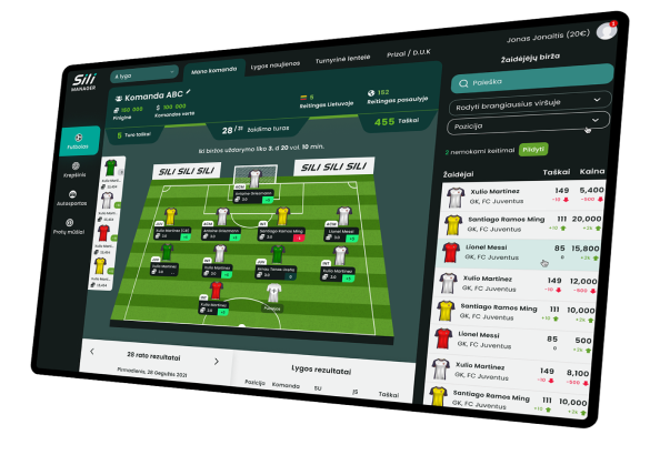 football dashboard